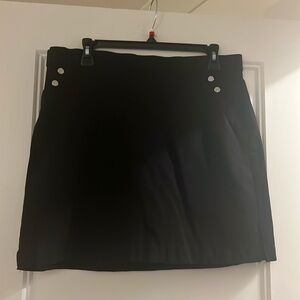 rafaella large black skort